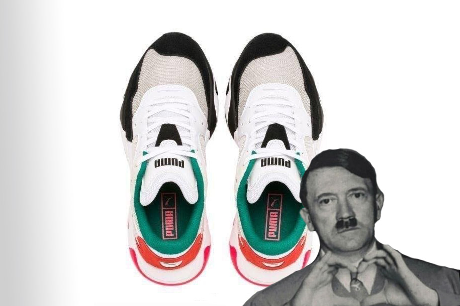 В кроссовках Puma обнаружили портреты Гоголя и Гитлера (фото)